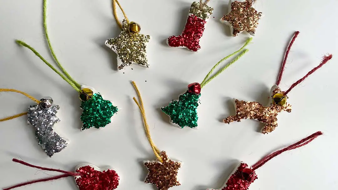 Clay tree decorations