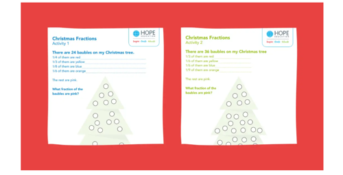 xmas tree fractions
