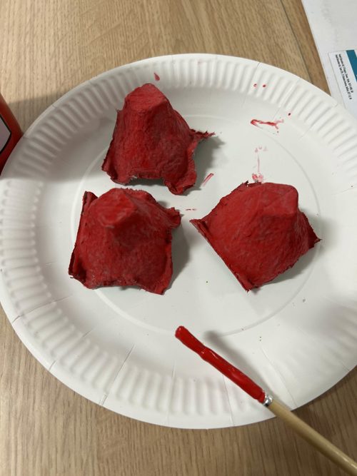 red egg cups