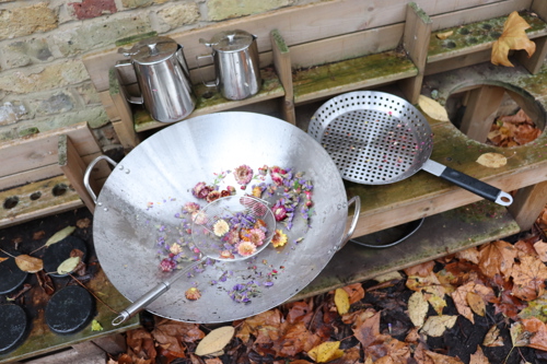 Steel play wok